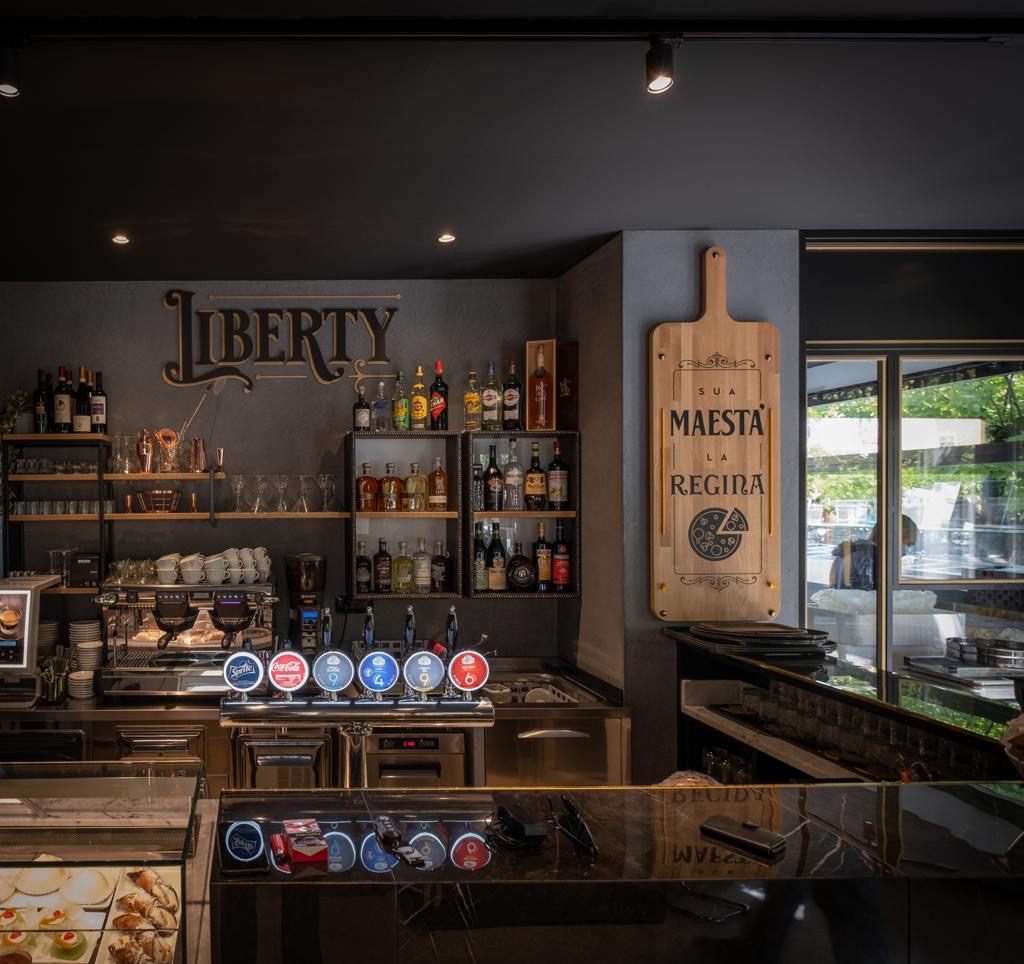 Zona bar vista laterale